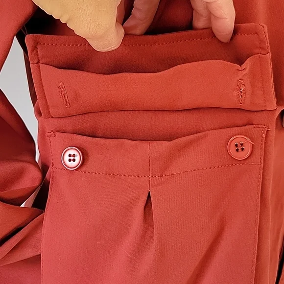 Prana Lightweight Hooded Jacket Terra Cotta Size Large - Picture 7 of 12